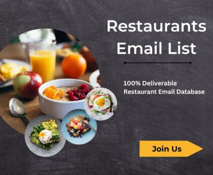Restaurants email list