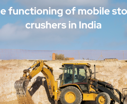 mobile stone crushers in India