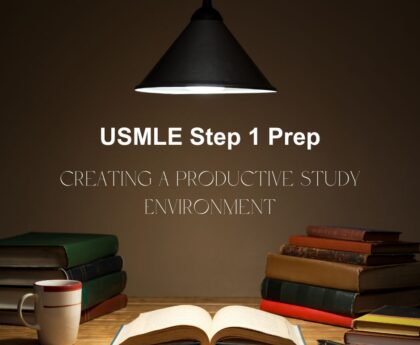 Prepare for USMLE Step 1 with the perfect study environment. Discover strategies to create an effective, distraction-free space, optimizing your study experience. Learn about ergonomics, time management, and motivation to succeed